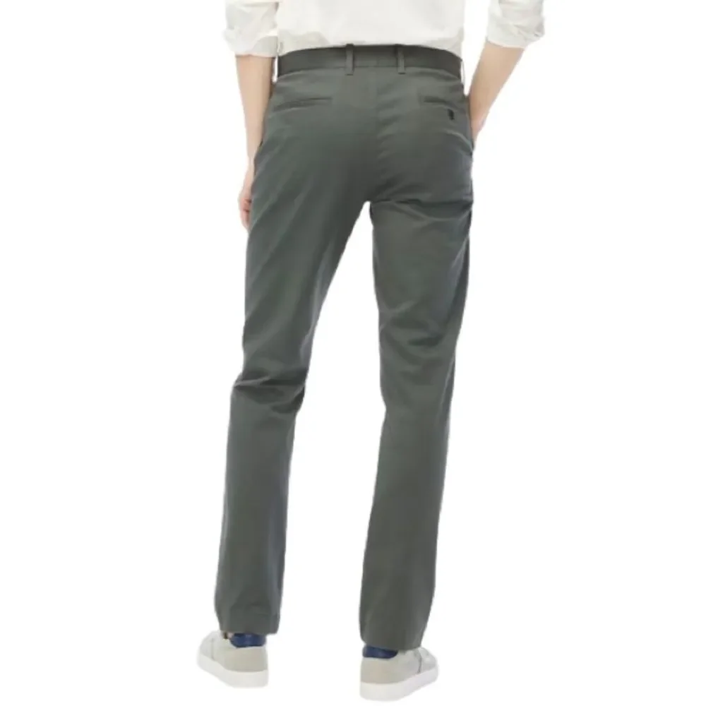 J. Crew Straight-fit Flex Chino Tarnished Metal Men's Pants Size 34Wx32L